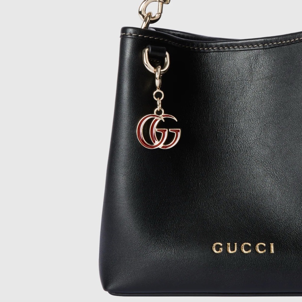 Gucci Double "G" Bag Charm w/ Box and Dust Bag